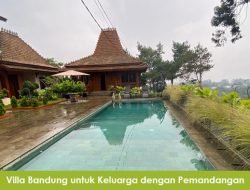 Villa Bandung untuk Keluarga dengan Pemandangan