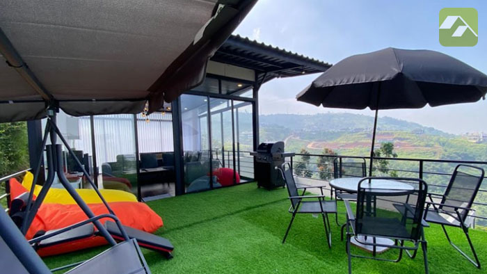 Villa DR, Sewa Villa Murah Dago pemandangan gunung