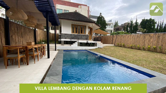 Villa Lembang dengan Kolam Renang