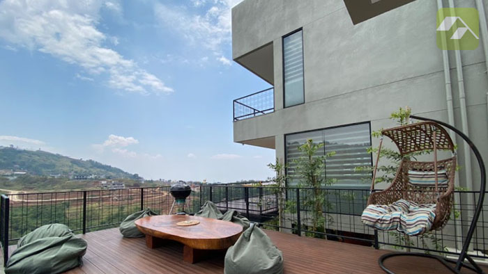 villa ksj, sewa villa istana bunga lembang, view bagus